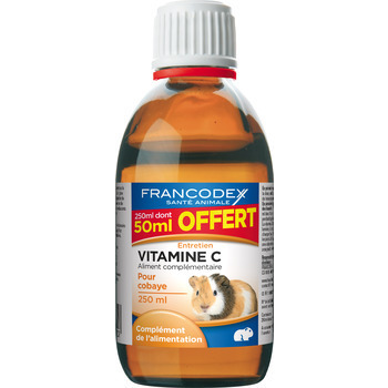 Aliment complémentaire Vitamine C pour cobaye : 25