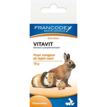 Aliment complémentaire Vitavit pour rongeurs : 15m