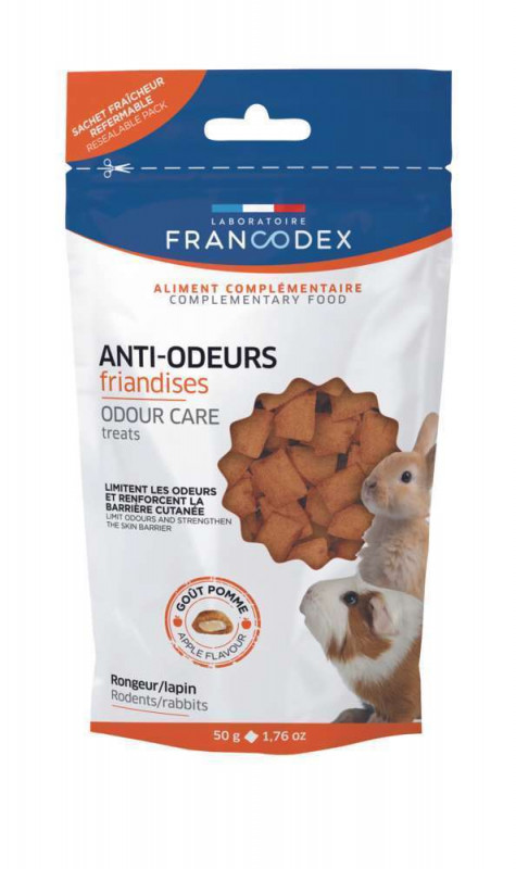 Friandises anti-odeurs : goût pomme, 50g