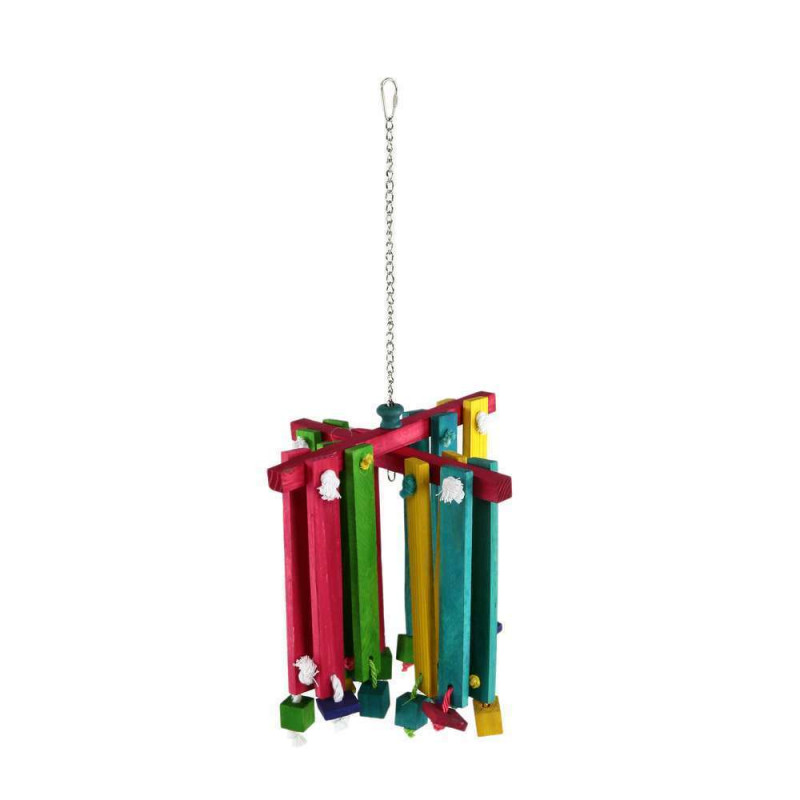 Jouet Wood Cross pour grande perruche et perroquet
