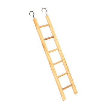 Echelle en bois 28 cm pour oiseaux.
