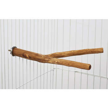 Double perchoir pour gris du gabon et cacatoès - L