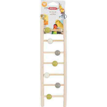 Echelle bois 7 barreaux pour oiseau
