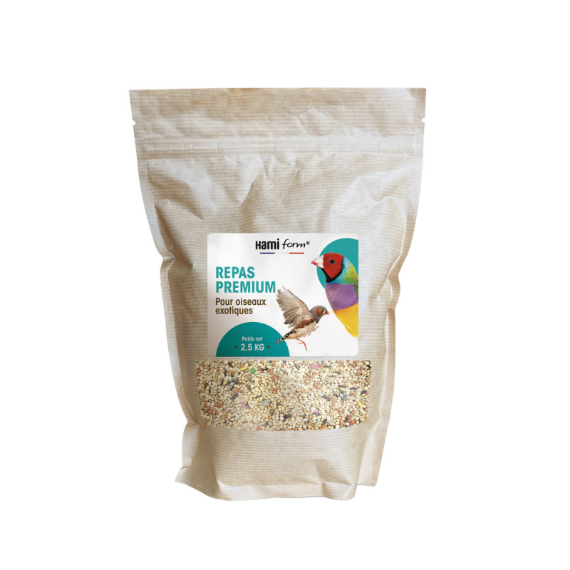 Repas premium pour oiseaux exotiques 2. 5 kg