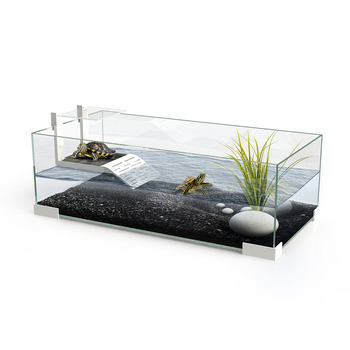 Aquarium tortue : verre, 34,4L