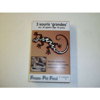 Souris large 16 jours, 20 gr (3 pièces)