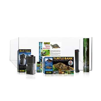Kit pour terrarium Aqua tortue 60X35X23 cm