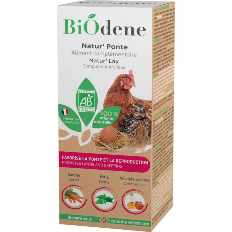 Complément alimentaire pour volaille Natur'ponte
