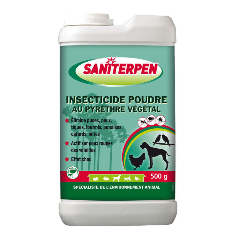 Insecticide Poudre Saniterpen : Pyrèthre Végétal 5