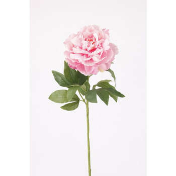 Tige Pivoine artificiell, rose H. 65 cm