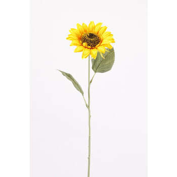 Tige artificielle, en polyéthylène: Tournesol 62cm
