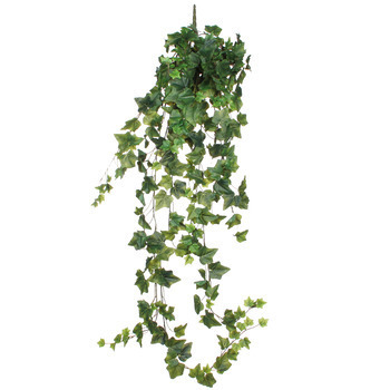 Lierre artificiel à suspendre, vert L. 129cm