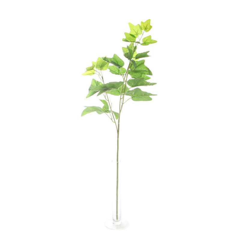 Fleur artificielle tige de lierre anglais vert H.