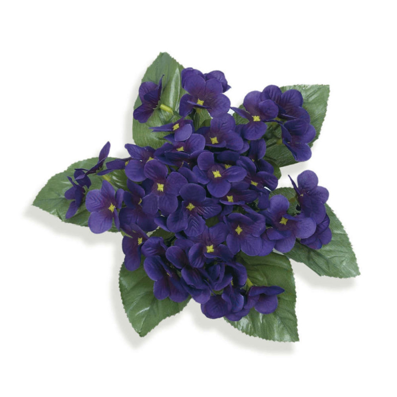 Fleurs artificielles - bouquet de violettes