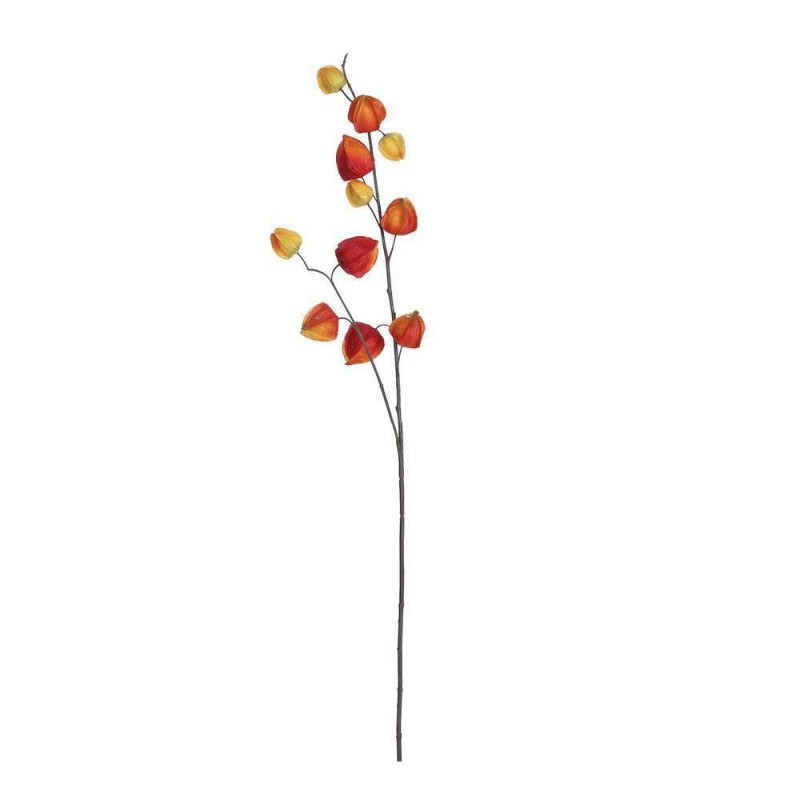 Plante artificielle : tige lanterne chinoise orang