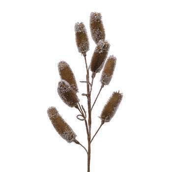 Branche avec neige artificielle H. 70 cm