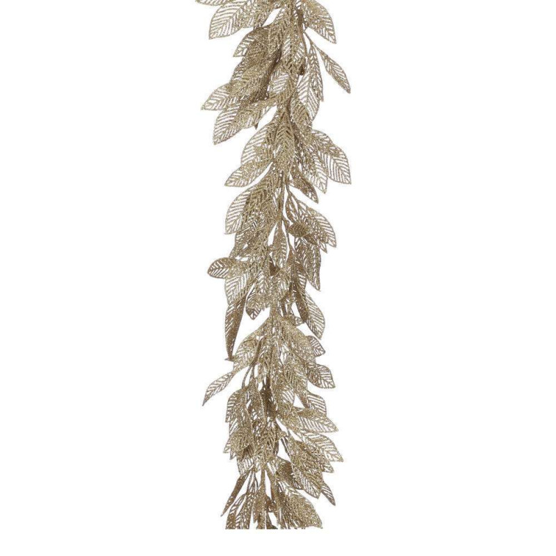 Guirlande de feuilles or - L.180cm