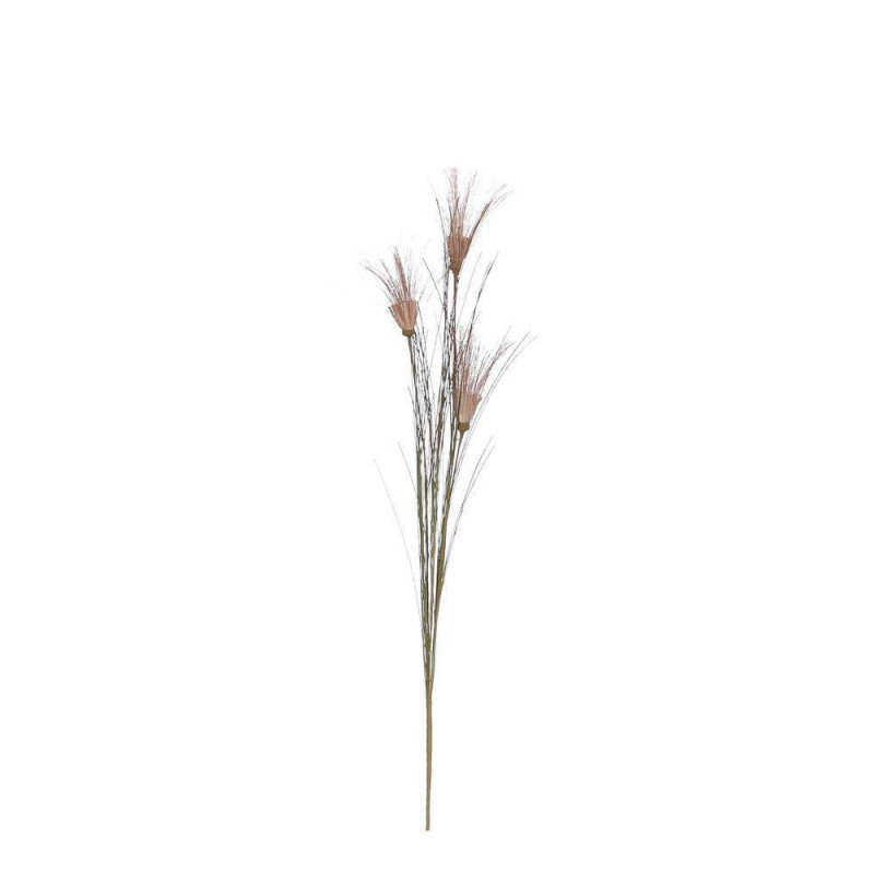 Plante artificielle : tige Papyrus rouge