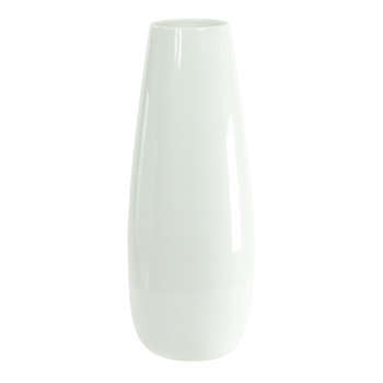 Vase Ease XL : céramique, blanc d.23xh.60cm