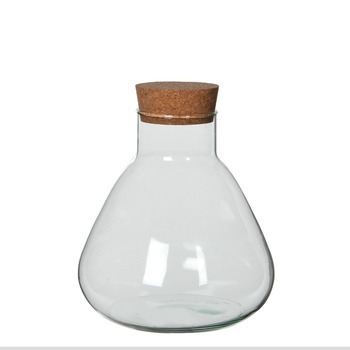 Bocal Emily en verre, transparent Ø 22,5 x H. 24,5