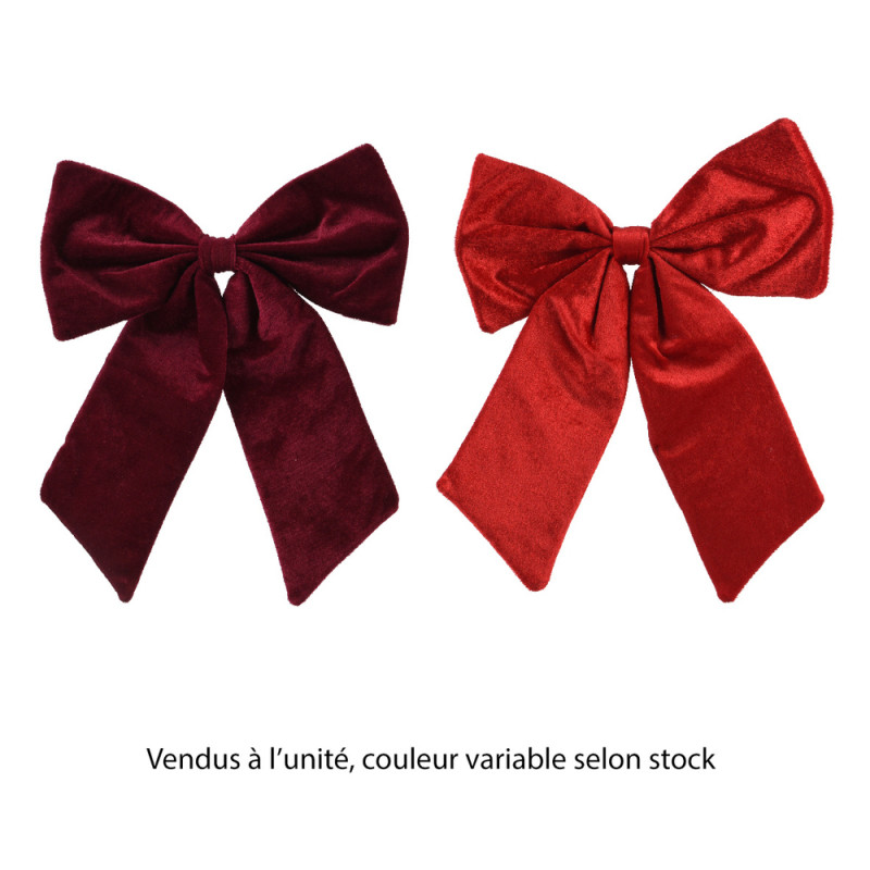 Suspension nud velours - coloris variables - 35x3