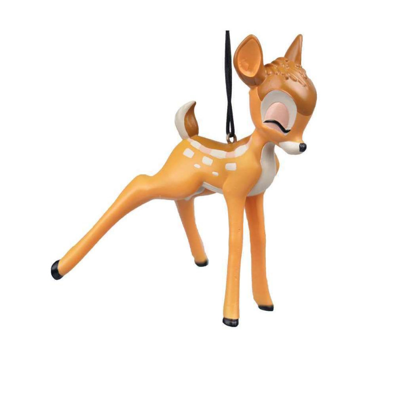 Suspension de Noël en résine : bambi - H. 9cm