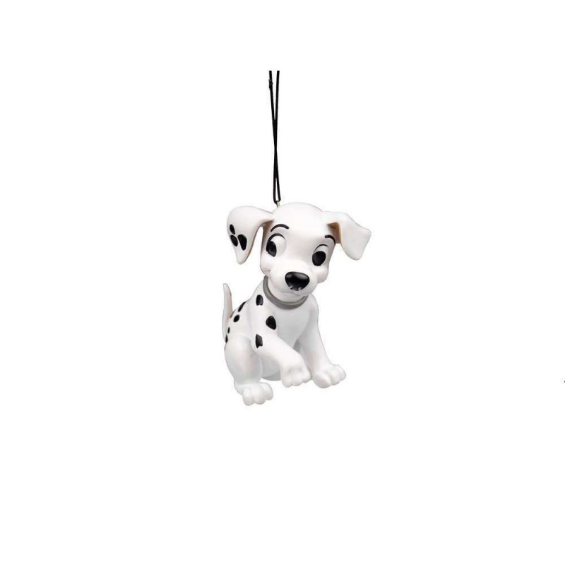 Suspension de Noël : dalmatien, figurine en résine