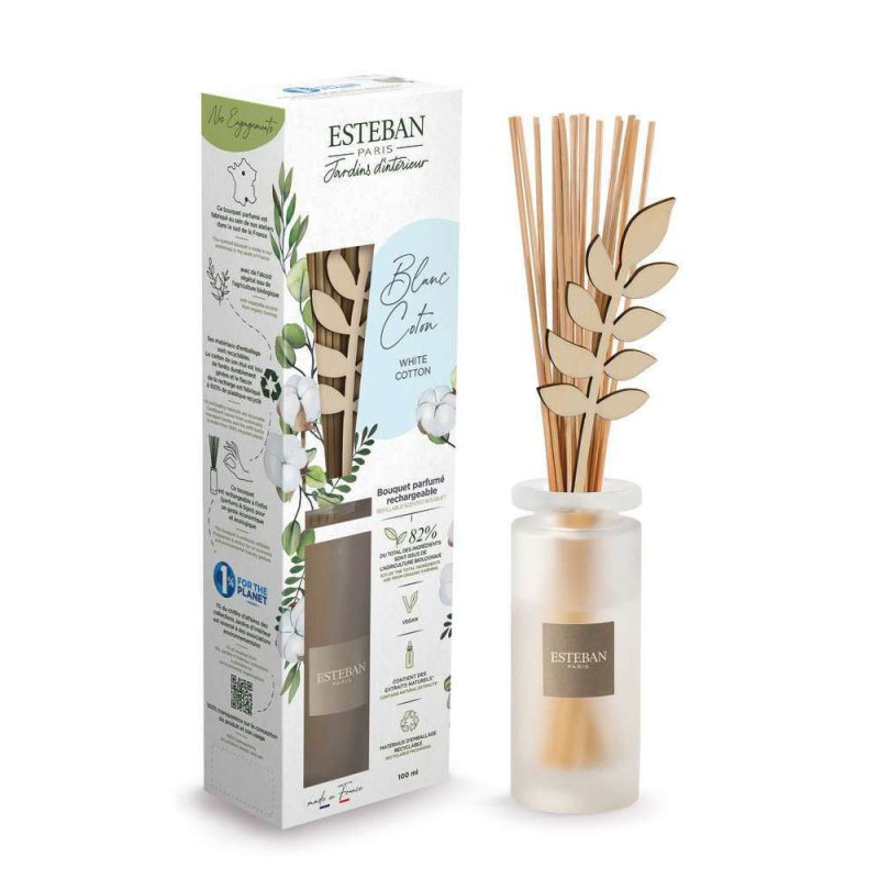 Bouquet parfumé Blanc Coton - 100 ml