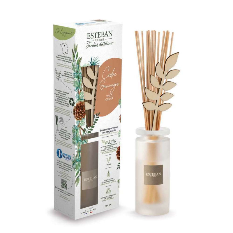 Bouquet parfumé Cèdre sauvage - 100 ml
