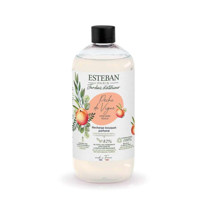 Recharge pour bouquet parfumé Pêche de vigne  500