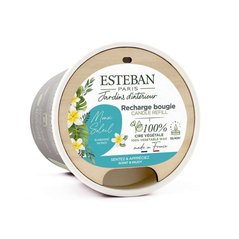 Recharge pour bougie parfumée 180 g Monoi Soleil