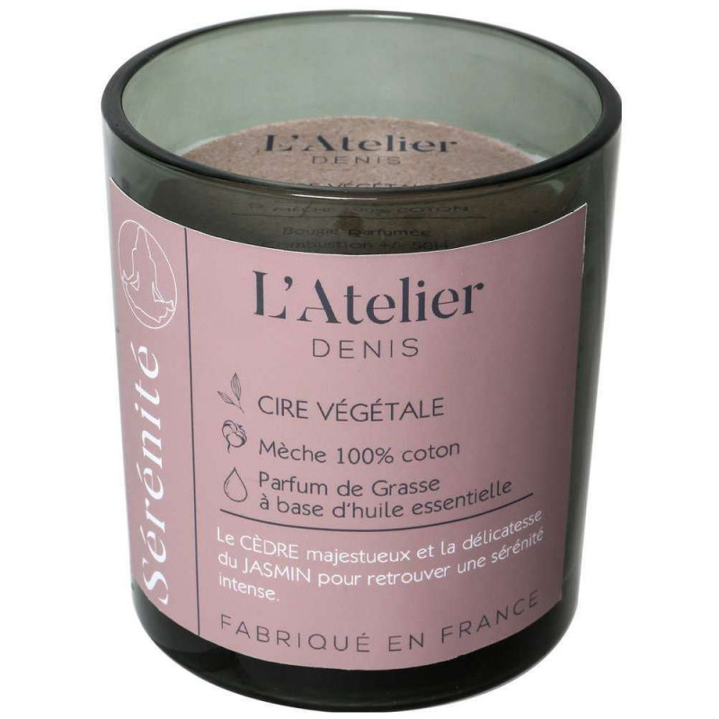 Bougie végétale parfumée Sérénité - 300 gr