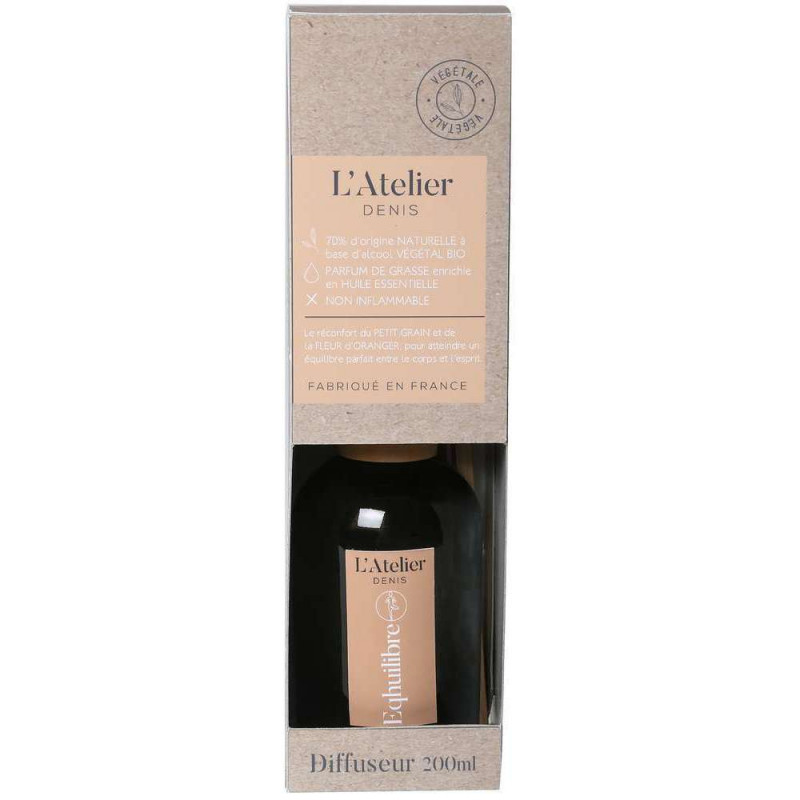 Diffuseur à tiges pour parfum d'intérieur Équilibr