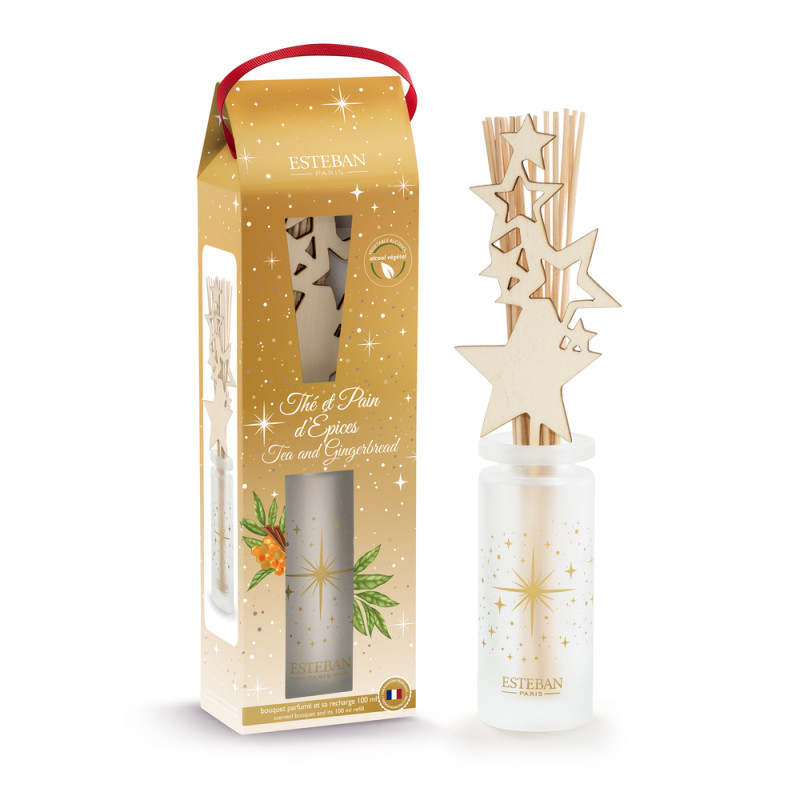 Bouquet parfumé, diffuseur d'ambiance Thé pain d'é