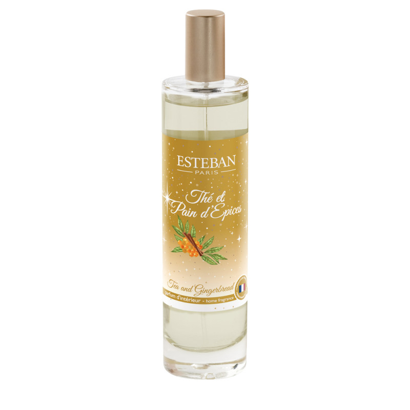 Parfum d'ambiance thé pain d'épices, vaporisateur