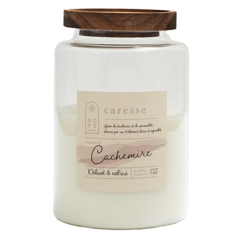 Bougie parfumée acacia softness, senteur cachemire