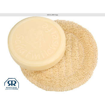Coussinet à savon, en luffa Ø 11 cm
