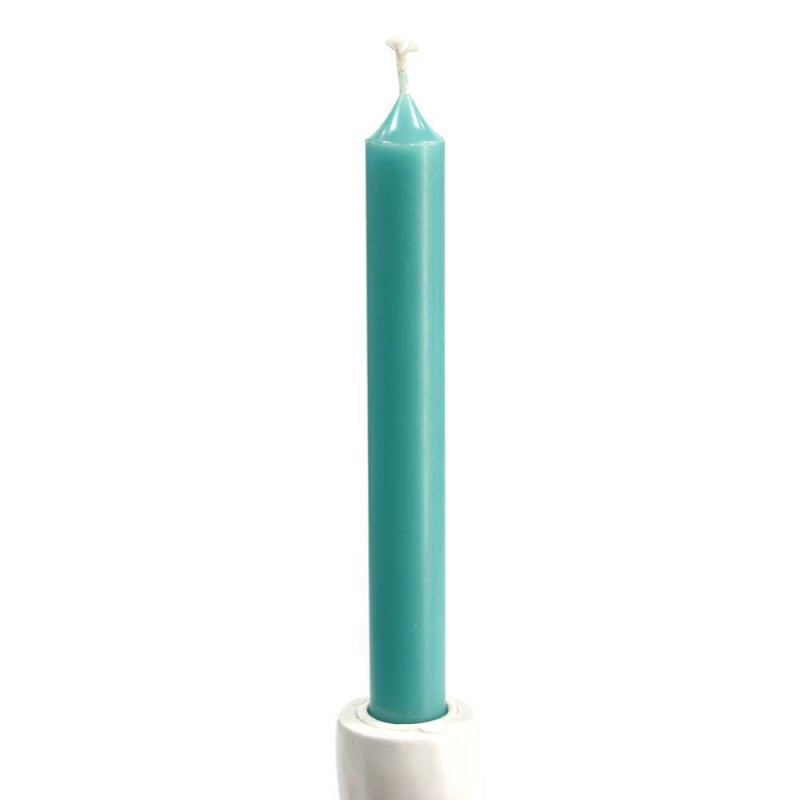 Bougie cyl diam 22 turquoise