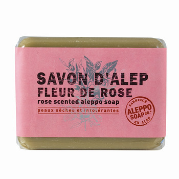 Savonnette d'Alep, 100 g - Fleur de rose