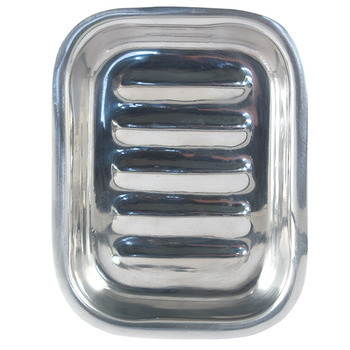 Porte-savon : aluminium, métal, 12,9x10cm