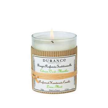 Bougie parfumée, 180g : citron vert/menthe