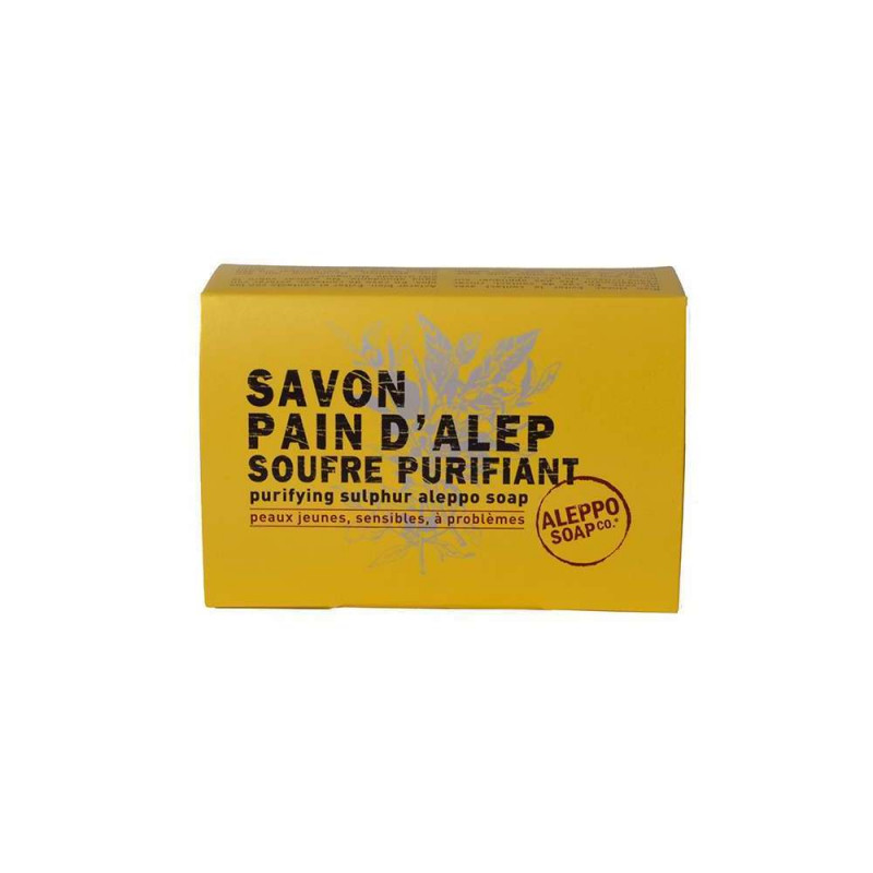 Savon pain d'alep soufre purifiant 150g