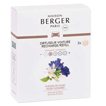 Recharges pour diffuseur de voiture Fleurs de musc