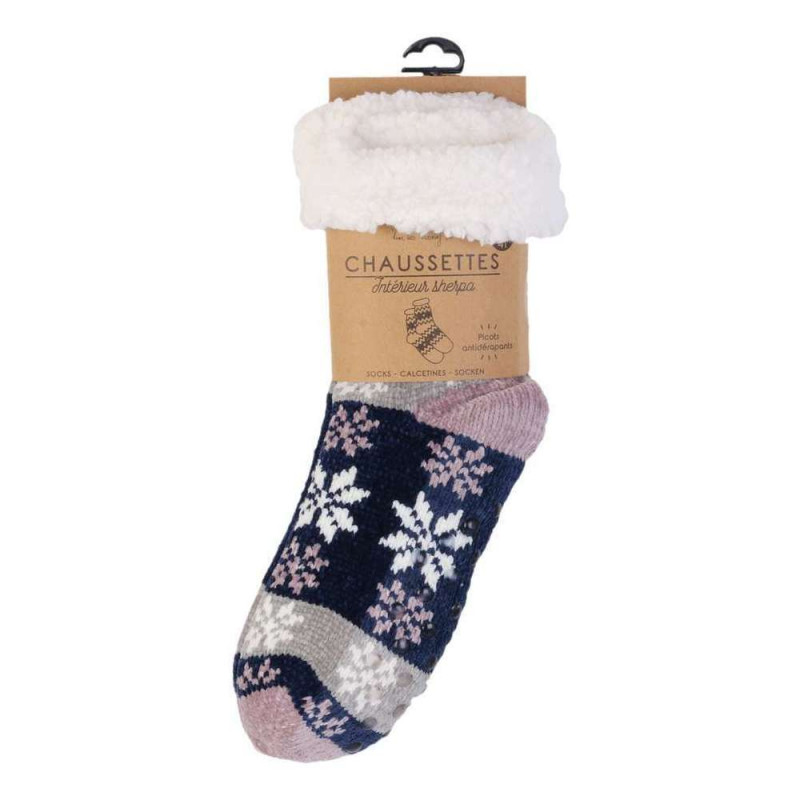 Chaussettes Sherpa chenille