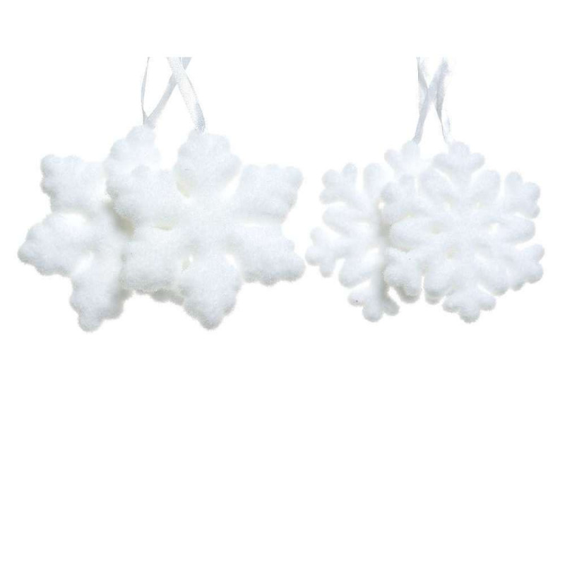Suspension de Noël en mousse : flocon de neige, co
