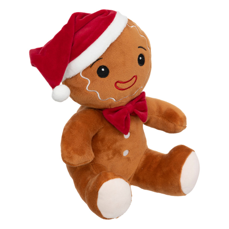 Bonnet de Noël Pain d'épice en Peluche 25 cm