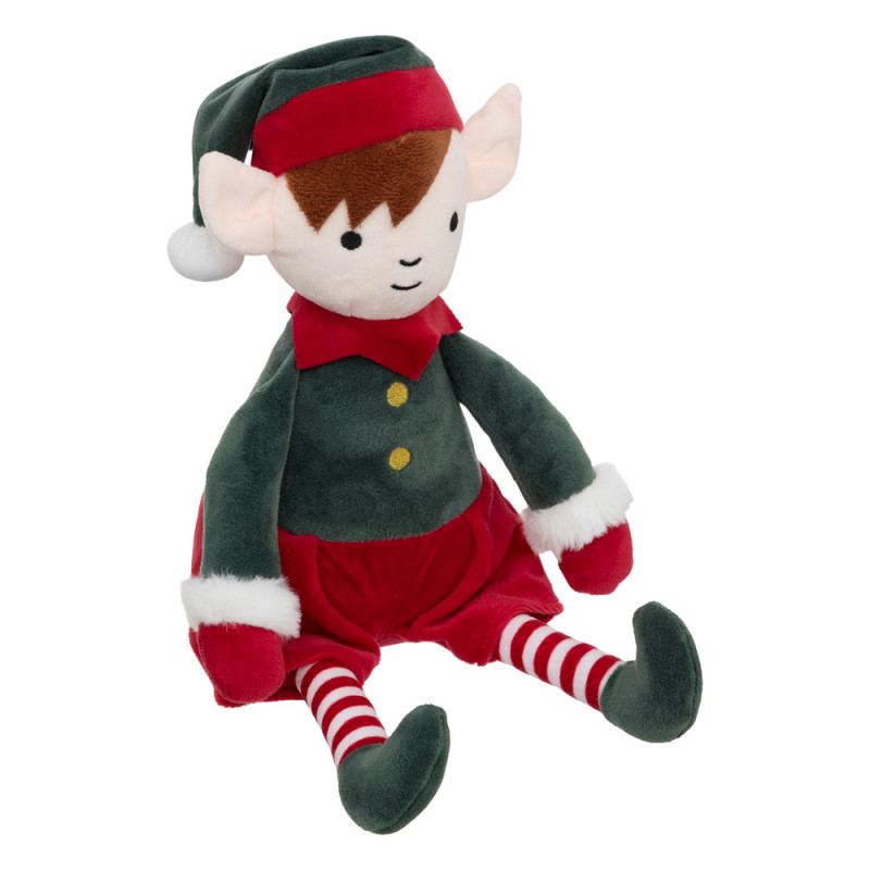 Peluche Lutin de Noël 35 cm