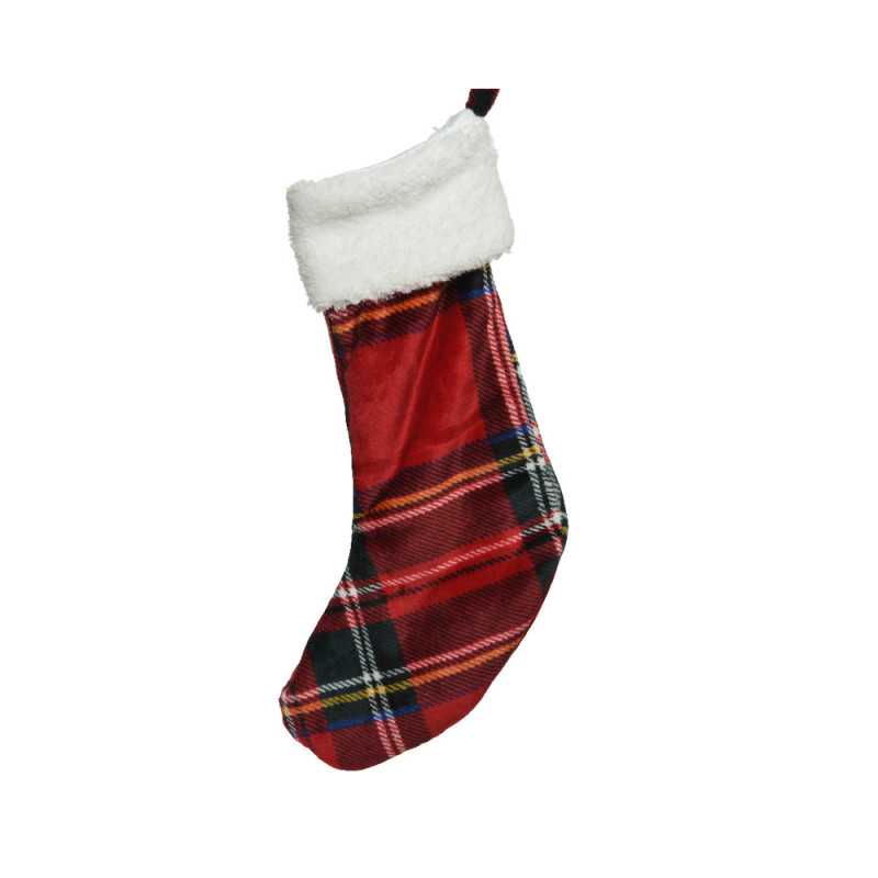 Chaussette de Noël en polyester H50cm