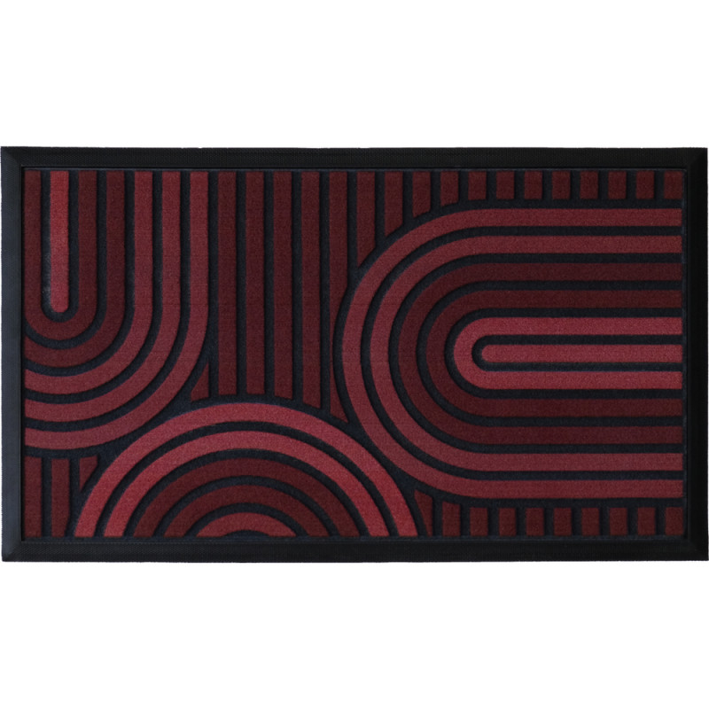 Tapis Swing arcs brun 76x46cm