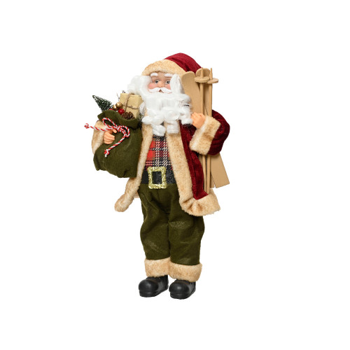 Figurine Père Noël, coloris mixte - H. 45cm